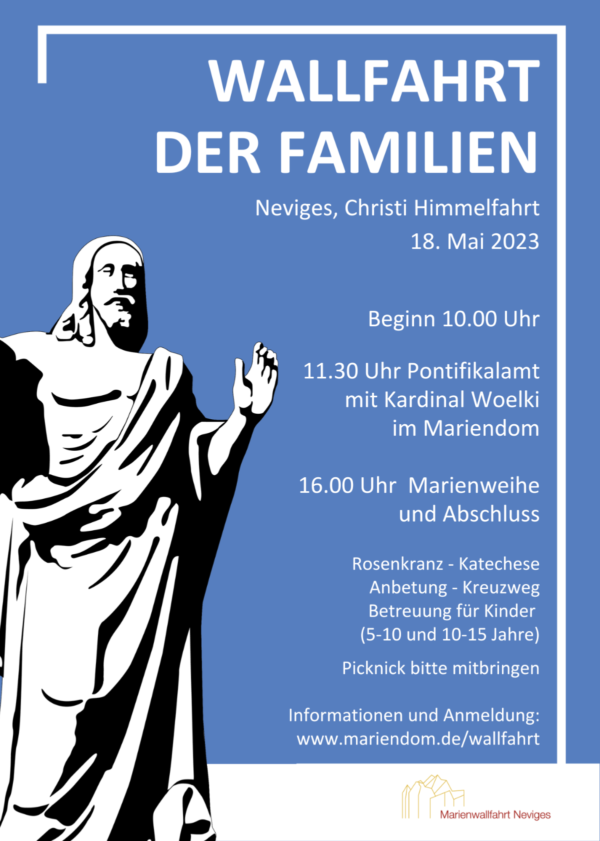 Plakat Familienwallfahrt 2023