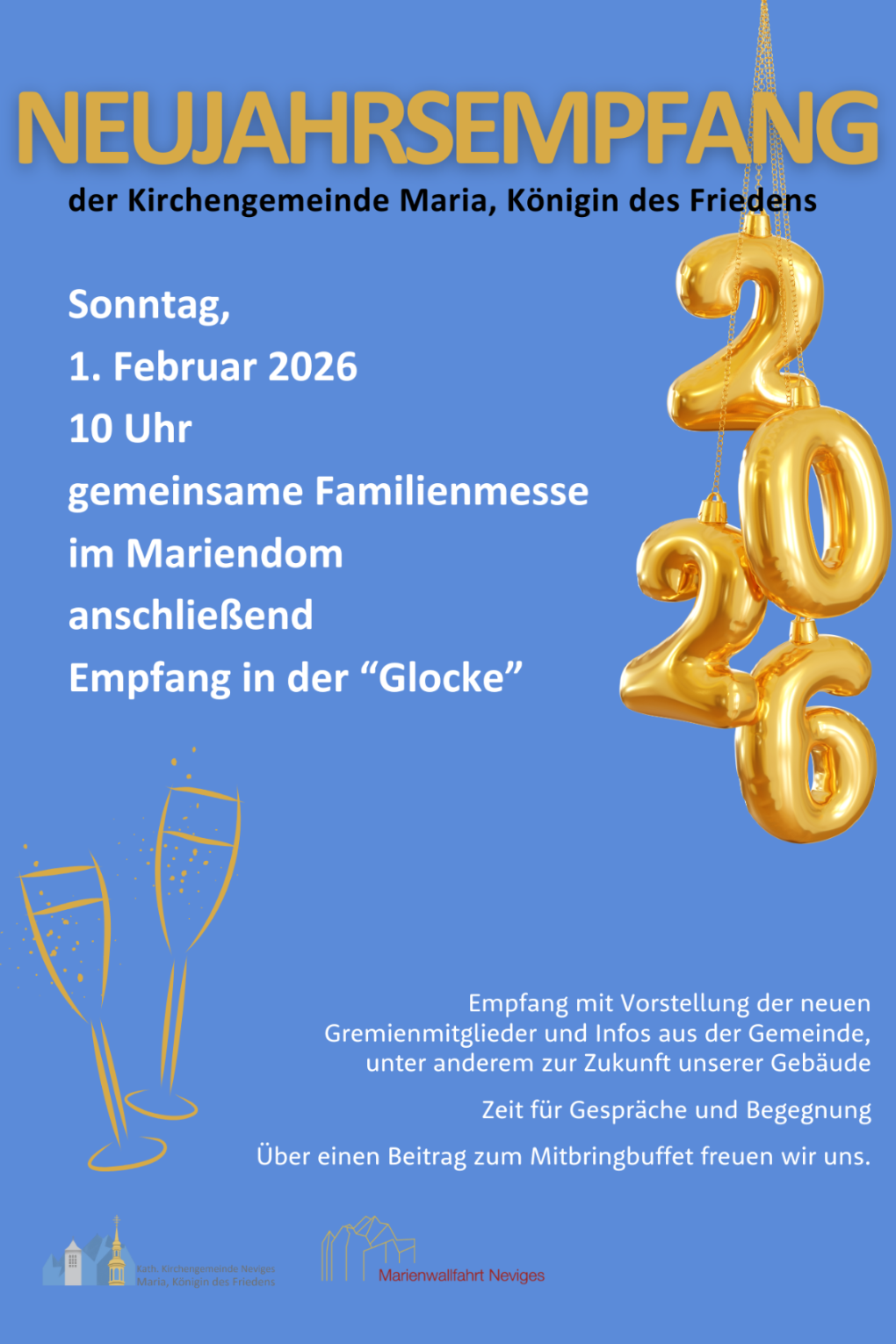 Neujahrsempfang der Kirchengemeinde Maria, Königin des Friedens Neviges