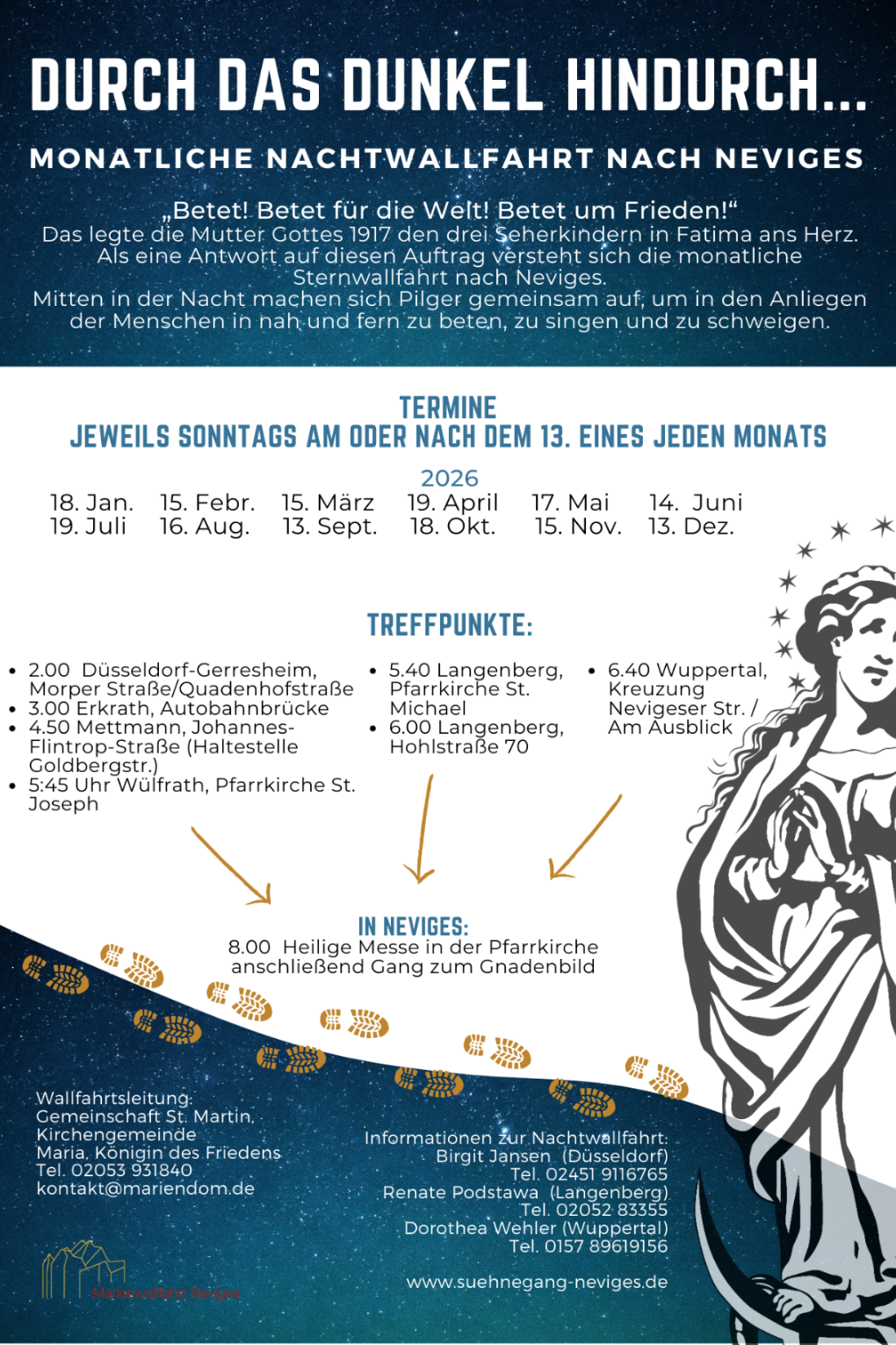 Plakat Sühnegang 2026